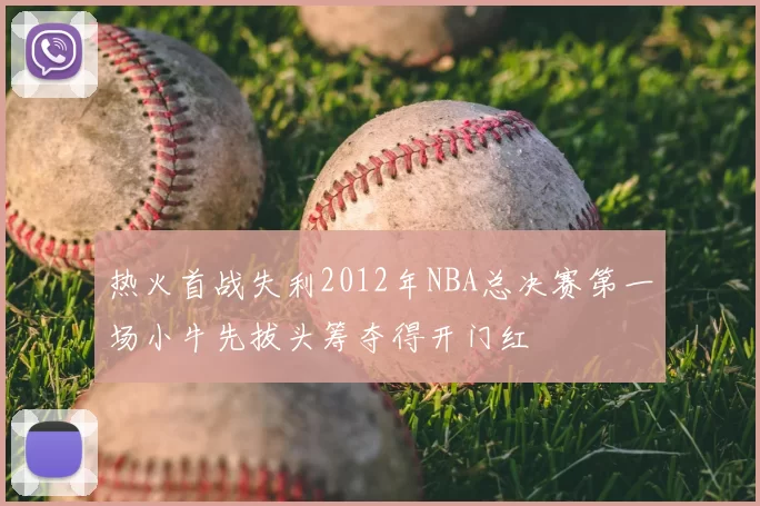 热火首战失利2012年NBA总决赛第一场小牛先拔头筹夺得开门红